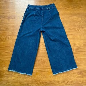 Flared, high waist jeans